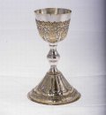 No 15: Αργυρό Άγιο Ποτήριο, έργο Ι. Δημητρίου, 1873. ------ Silver chalice, work of the goldsmith I.Dimitriou, 1873.