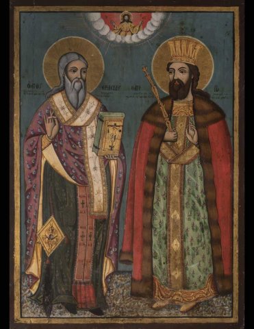 Άγιος Εράσμιος και Άγιος Ιωάννης. 1835.     -----     St Erasmios and St John, 1835.