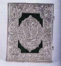 No 12: Ευαγγέλιο με αργυρή στάχωση, Βενετία 1887 ----- Silver-coated Gospel, Venice, 1877